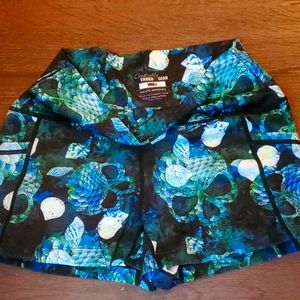 CVG Merimaid Skull 2.5 Inch Shorts Size Small